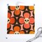 Floral Skulls Pink Orange Yellow Flowers Abstract Geometric Autumn Custom Printed Fabric by Spoonflower Various Fabrics by the Yard or Fat Quarter